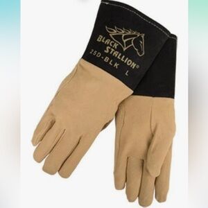 Brand new with Tags evco Black Stallion Deerskin TIG‎ Welding Gloves, Large